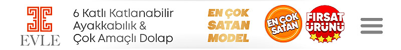 Evle 6 Katlı Katlanabilir Ayakkabılık